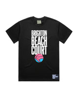 Brighton beach court black tee