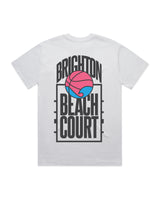 Brighton Beach court White tee