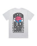 Brighton Beach court White tee