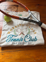 working class tennis club -  emblem tee (pre order)