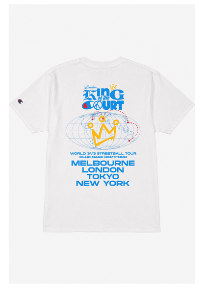 CHAMPION X KING OF THE COURT X HALF DECENT DAY LIMITED EDITION T-SHIRT