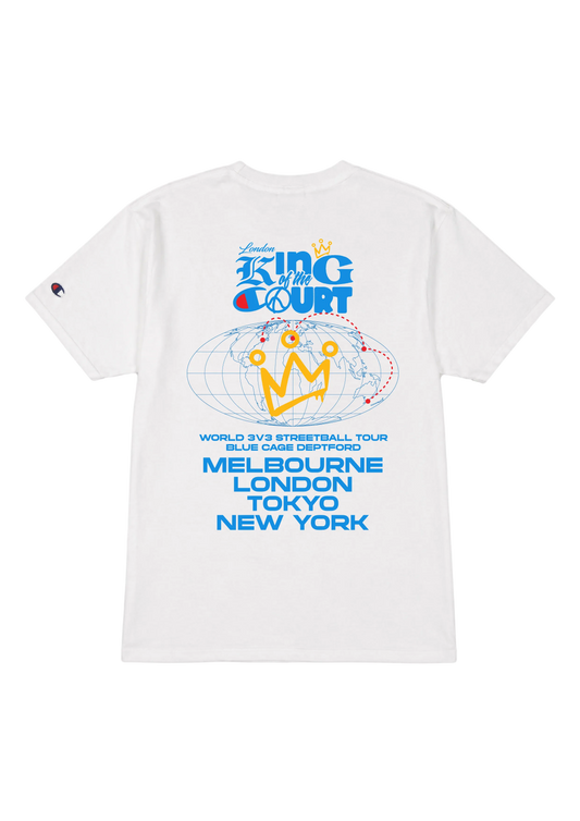 CHAMPION X KING OF THE COURT X HALF DECENT DAY LIMITED EDITION T-SHIRT